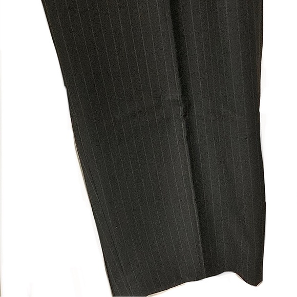 Response Bertini Black Pinstripe Dress Pants Size 38 - Picture 6 of 11